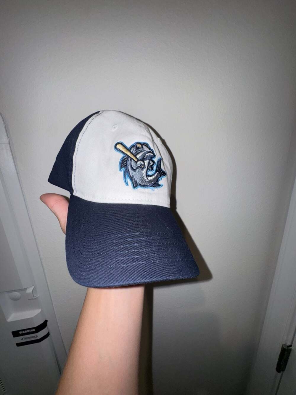Tampa Tarpons MiLB Baseball Logo Adjustable Hat Navy and White
